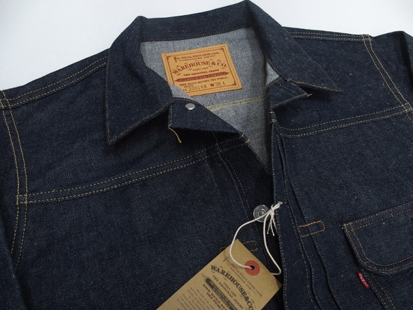 WAREHOUSE(�������ϥ���) [Lot.2001xx(2000xx) Dead Stock Blue Denim Jacket/1941 Model]