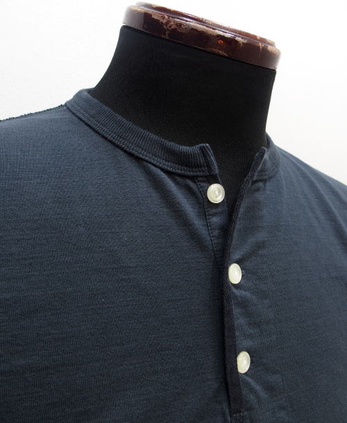 FULLCOUNT(�ե륫�����)[Lot.5222H-21 Flatseam Heavy Weight 3B Henley T-Shirt/Ink Black]