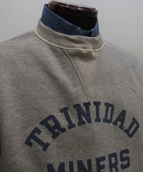 WAREHOUSE(ϥ)[Lot.401 SET-IN SLEEVE SWEAT/TRINIDAD-Heather Gray]