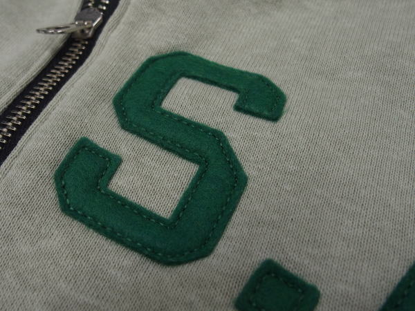 John Gluckow( å)by WAREHOUSE [Lot.JG-CS11 The Olympic Champion Sweat Parka/Applique-Beige]