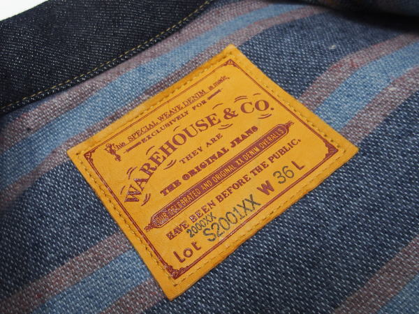 WAREHOUSE(�������ϥ���) [Lot.s2001xx Dead Stock Blue Denim Jacket/�����ǥ�-WITH BLANKET]