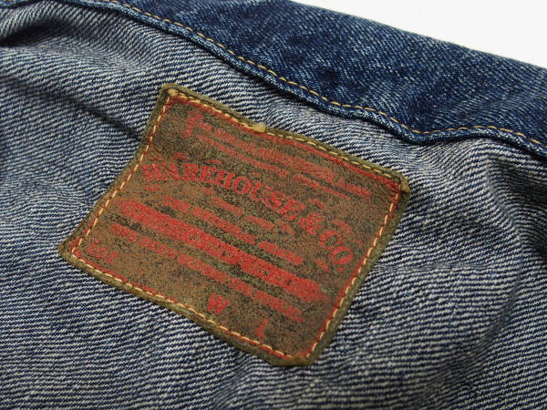 WAREHOUSE(�������ϥ���) [2ND-HAND Lot.2001 DENIM JACKET/Real Vintage Used Wash]