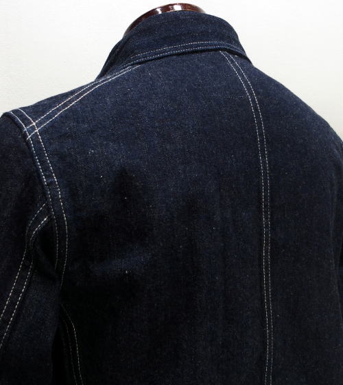 WAREHOUSE(�������ϥ���) [Lot.2165 INDIGO HERRINGBONE COVERALL WITH CHINSTRAP/ONE WASH]