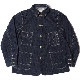 WAREHOUSE(�������ϥ���) [Lot.2165 INDIGO HERRINGBONE COVERALL WITH CHINSTRAP/ONE WASH]