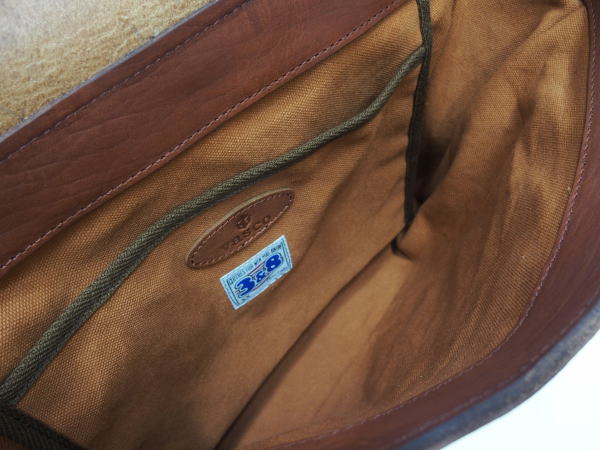 Vasco(��������)[Three Eight ���� Lot.VS-258L LEATHER POST SHOULDER BAG/Camel]