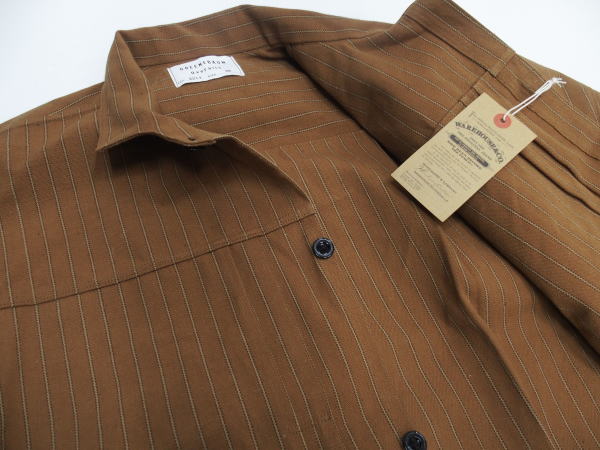 WAREHOUSE(�������ϥ���) [Lot.2214 1880 HEAVY LEATHER BOUND BROWSE/Duck Stripes]