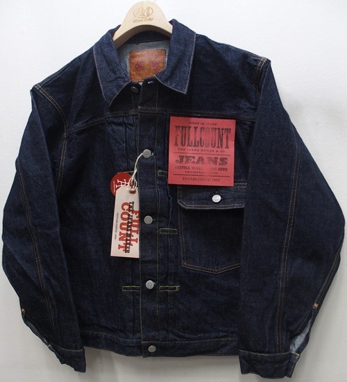 FULLCOUNT(�ե륫�����)[Lot.2107 FLAP POCKET HEAVY OZ DENIM JACKET/1st Model-13.7oz]