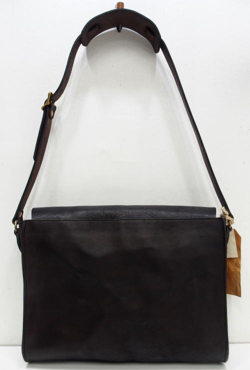 Vasco()[Three Eight  Lot.VS-258L LEATHER POST SHOULDER BAG/Black]