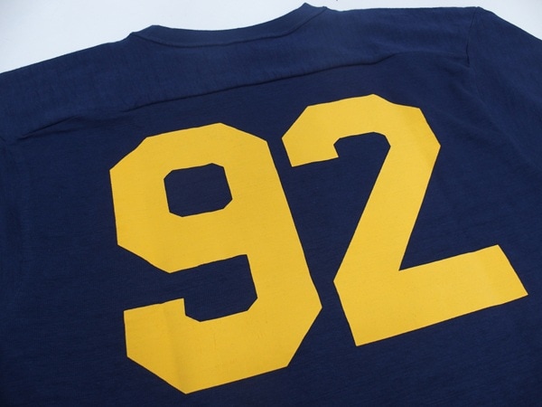 WAREHOUSE(�������ϥ���)[Lot.4063 3/4 Sleeve Football Tee/NAVY 92-Navy]