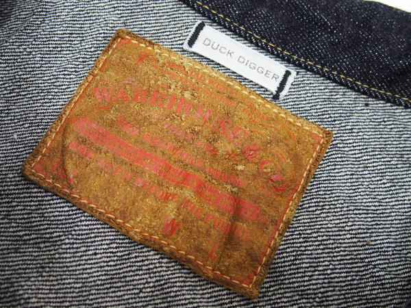WAREHOUSE(�������ϥ���)Original Vintage Denim Jacket [Vintage Denim Jacket Lot.DD-2001xx New Denim/One Wash]