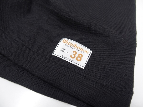 WAREHOUSE(�������ϥ���)[Lot.4063 3/4 Sleeve Football Tee/No'70-Smicro Black]