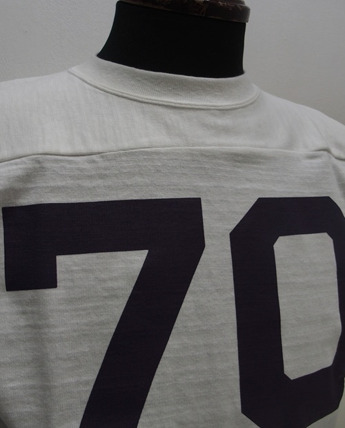 WAREHOUSE(�������ϥ���)[Lot.4063 3/4 Sleeve Football Tee/No'70-Off White]