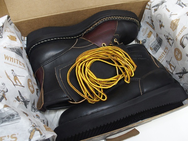 WHITE��S BOOTS(�ۥ磻�� �֡���)[ 6�ǡ� NORTH WEST SIDE PATCH/Black x Burgundy/Made in��USA]
