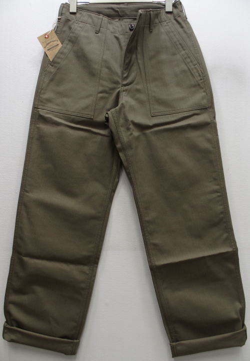 WAREHOUSE(�������ϥ���) [Military Pants/Herringbone Cross Lot.1086/Olive]
