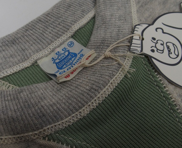 John Gluckow( å)by WAREHOUSE [JG-CS20 Freedom Sweats/2-Tone Green x Oatmeal]