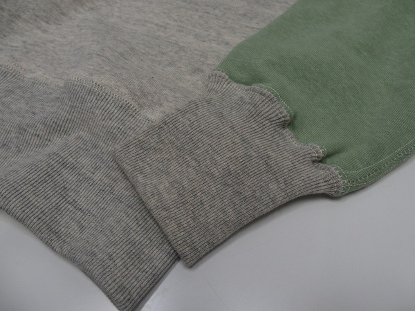 John Gluckow( å)by WAREHOUSE [JG-CS20 Freedom Sweats/2-Tone Green x Oatmeal]