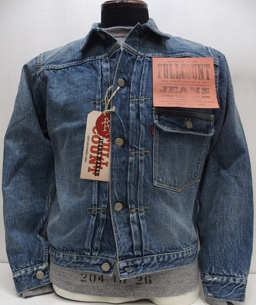 FULLCOUNT(ե륫)[Lot.2107 FLAP POCKET DENIM JACKET/Dartford 1st Model]