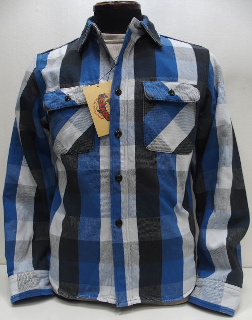 JELADO(�����顼��)[Lot.JP82125 Union Worker Shirt Short Length/Blue Malon]