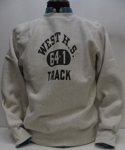 ���ԡ�WAREHOUSE(�������ϥ���) [Lot.483 Crew Neck Sweatshirt/WEST H.S.-Oatmeal]