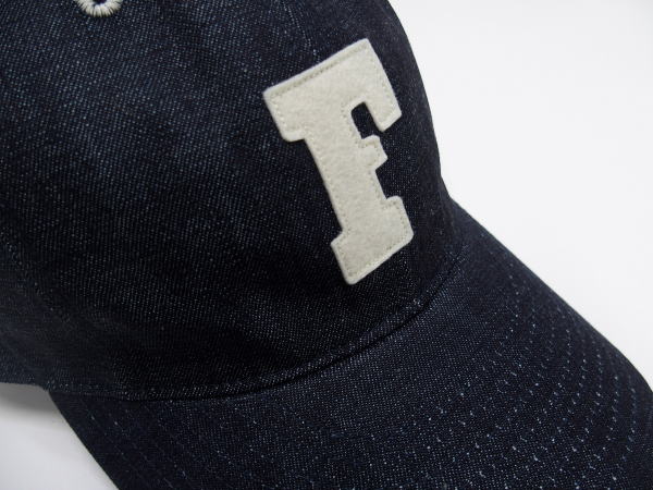 FULLCOUNT(�ե륫�����)[Lot.6843 6Panel Denim Baseball Cap" F "Patch]