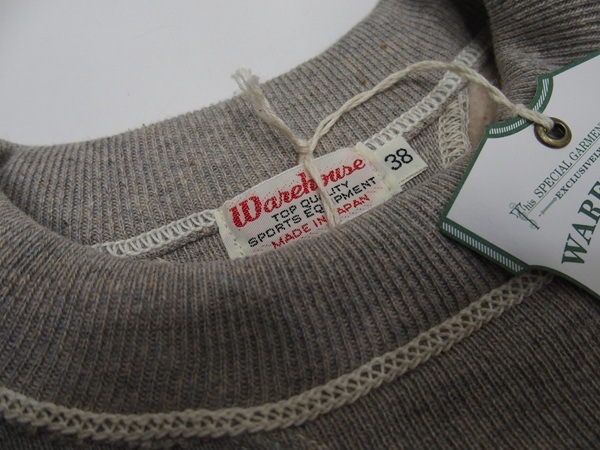 WAREHOUSE(�������ϥ���)[Lot.403 SET-IN SLEEVE SWEAT/ARMY SKIING-Heather Gray]