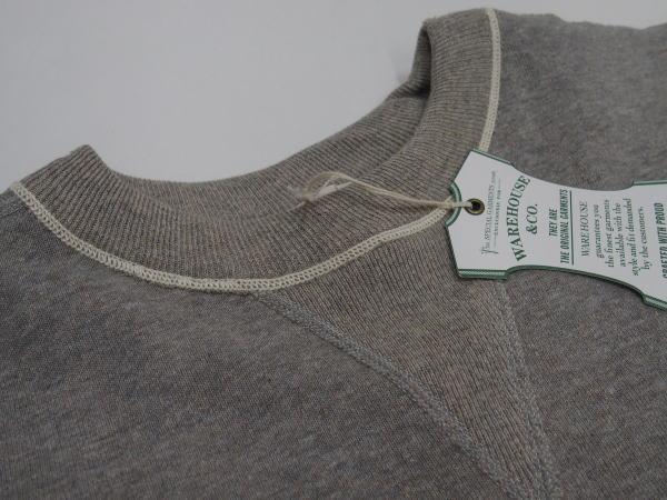 WAREHOUSEʥϥ[Lot.401 SET-IN SLEEVE SWEAT/Heather Gray]