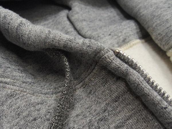 COLIMBO(������)[Letterman Full-Zip Sweat Parka/Heather Gray]