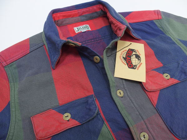 JELADO(�����顼��)[Lot.JP82125 Union Worker Shirt Short Length/Water Melon]