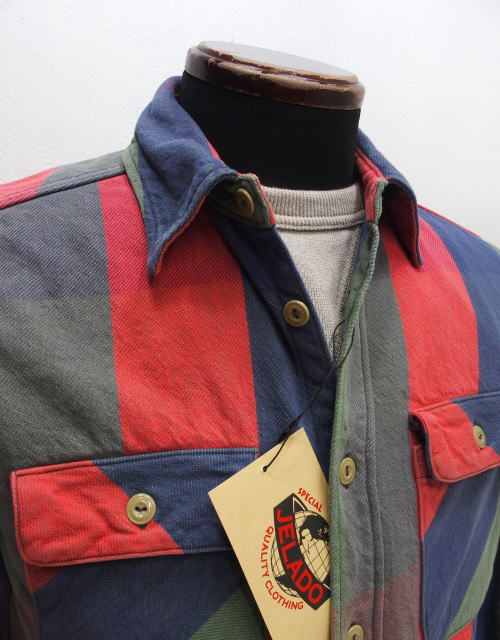 JELADO(�����顼��)[Lot.JP82125 Union Worker Shirt Short Length/Water Melon]