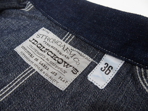 John Gluckow(����� ����å���)by WAREHOUSE [Lot.JG-03 1930s Neverlost Jacket/Indigo]