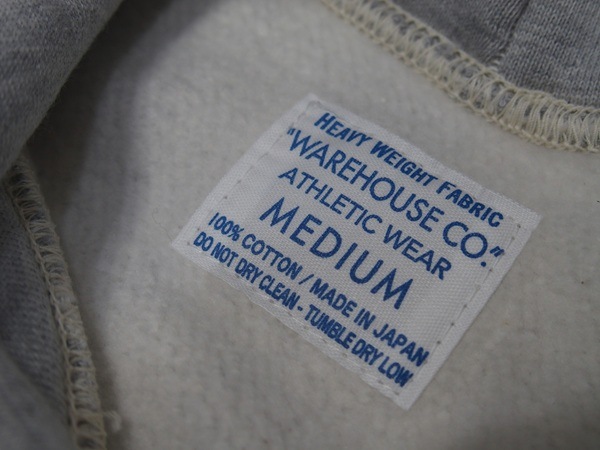 WAREHOUSE(ϥ) [Lot.484 Reverse Style Sweat Parka/PEORIA-Heather Gray]