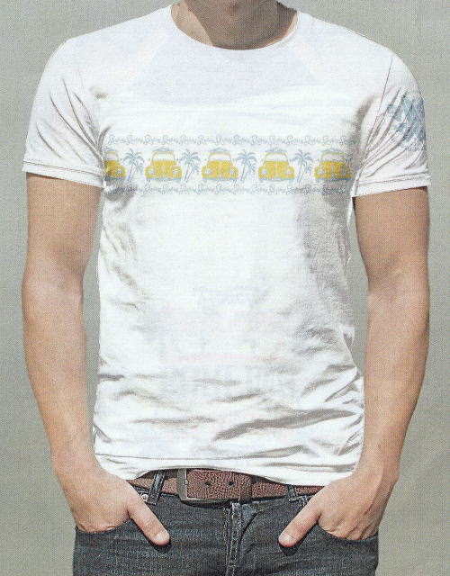 SUNSET SURF(���󥻥åȥ�����)Safu T-Shirts[WV CAR/White]