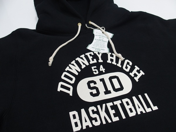 WAREHOUSE(�������ϥ���) [Lot.484 Reverse Style Sweat Parka/DOWNEY HIGH-Black]