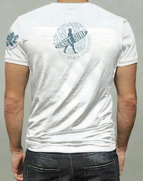 SUNSET SURF(󥻥åȥ)Safu T-Shirts[PALM TREE/White]