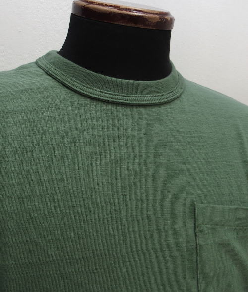 WAREHOUSE(ϥ)Original Tee [Lot.4601 Pocket T-shirt/Plain-MC Green]