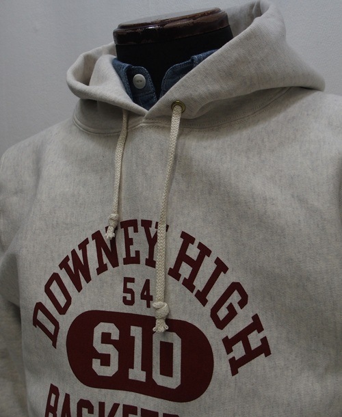 WAREHOUSE(�������ϥ���) [Lot.484 Reverse Style Sweat Parka/DOWNEY HIGH-Oatmeal]