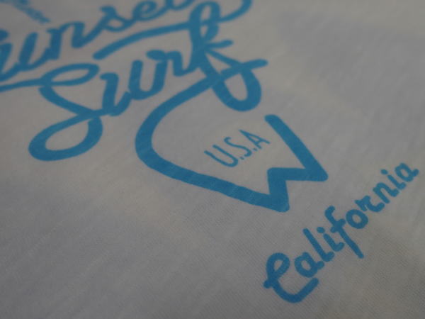 SUNSET SURF(���󥻥åȥ�����)Safu T-Shirts[BEST SURFING/White]