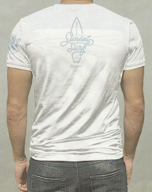 SUNSET SURF(���󥻥åȥ�����)Safu T-Shirts[BEST SURFING/White]