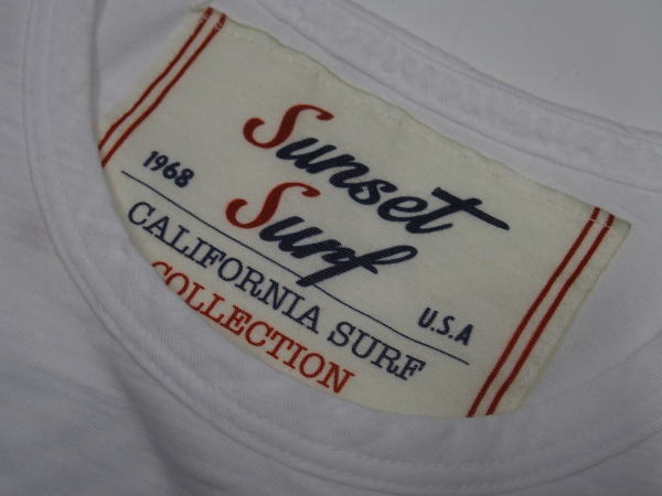 SUNSET SURF(���󥻥åȥ�����)Safu T-Shirts[BEST SURFING/White]