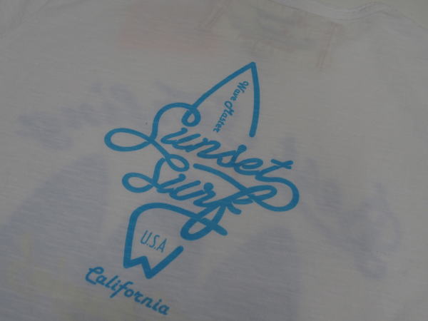 SUNSET SURF(���󥻥åȥ�����)Safu T-Shirts[BEST SURFING/White]