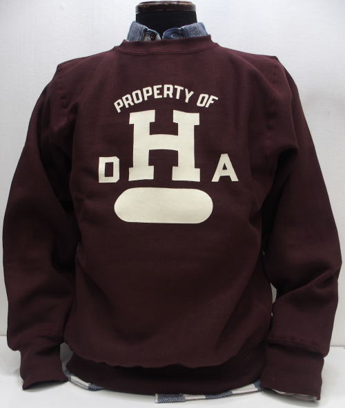 WAREHOUSE(�������ϥ���) [Lot.483 Crew Neck Sweatshirt/DHA-Bordeaux]