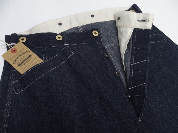 WAREHOUSE(ϥ) [Lot.1234 1920S FREE LAND WAIST OVERALL/Indigo Denim-Non Wash]