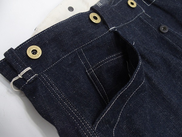 WAREHOUSE(ϥ) [Lot.1234 1920S FREE LAND WAIST OVERALL/Indigo Denim-Non Wash]