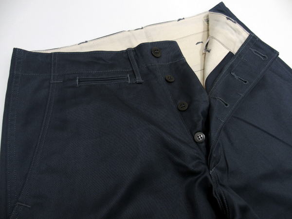 WAREHOUSE(�������ϥ���)Original Vintage Chinoes [Lot.1082 MILITARY CHINOES/Not Washing-Blue Gray]