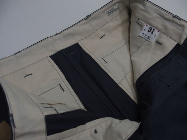 WAREHOUSE(�������ϥ���)Original Vintage Chinoes [Lot.1082 MILITARY CHINOES/Not Washing-Blue Gray]