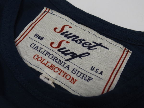 SUNSET SURF(󥻥åȥ)Safu T-Shirts[SUNSET FING/Navy]