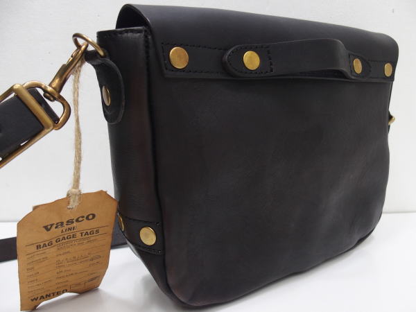 Vasco(��������) [Lot.VS-249L LEATHER POSTMAN MINI SHOULDER BAG TYPE-2/Black]
