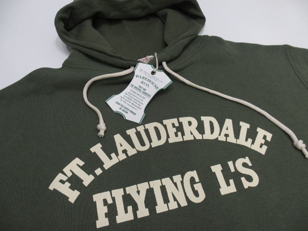 WAREHOUSE(�������ϥ���)[Lot.450 2-Needle Hood Parka/FLYING L'S-O.D.Green]