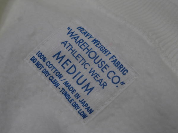 WAREHOUSE(�������ϥ���) [Lot.483 Crew Neck Sweatshirt/TCU-Off White]