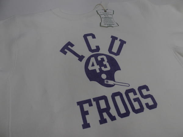WAREHOUSE(�������ϥ���) [Lot.483 Crew Neck Sweatshirt/TCU-Off White]